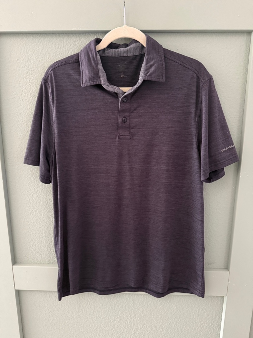 G.H Bass & Co. Men's Polo Shirt - Dark Charcoal
